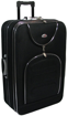 Obrázek z Velký cestovní kufr látkový na kolečkách s integrovaným zámkem 105 l velikost L - 0082 