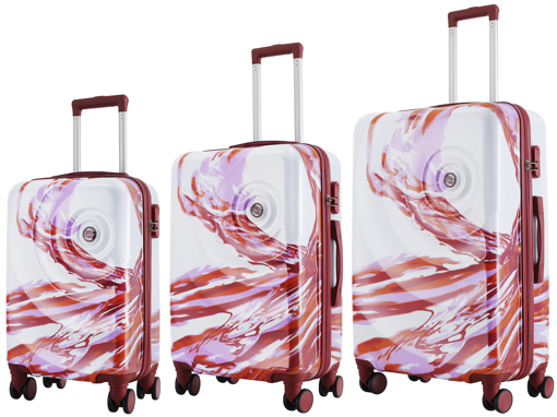 Obrázek z Cestovní kufry Semi line 3 ks ABS Unisex's Suitcase Set na 4 kolečkách Set T5654-0 