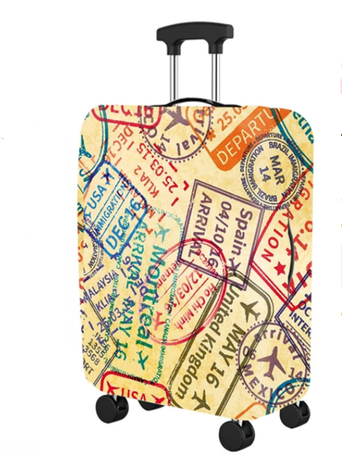 Obrázek z Ochranný obal na kufr Cestovní razítka velikost S 